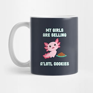 Axolotl Girls and Cookies Mug